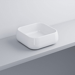 Cielo Shui Square 400mm Countertop Washbasin