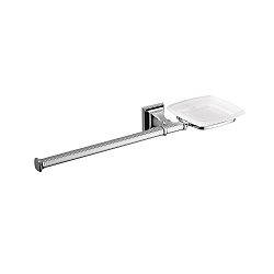 Portofino Soap Dish & Towel Rail 400mm