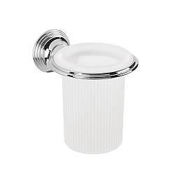 Colonial Glass Tumbler And Holder