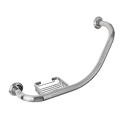 Colonial Bath Grab Bar And Soap Dish 437mm