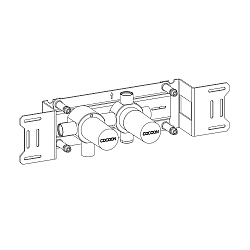 John Pawson Built In Part For Thermostat and Diverter