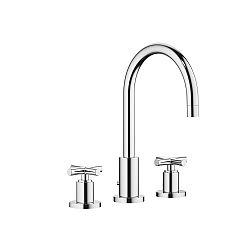 Dornbracht Tara 3-Piece Cross Handle Basin Mixer