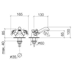 Dornbracht Madison Mono Basin Mixer | Basin Taps | CP Hart
