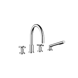 Dornbracht Tara Cross Handle Bath Shower Mixer
