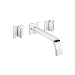 Dornbracht MEM Wall-Mounted 3-Piece Basin Mixer 240mm