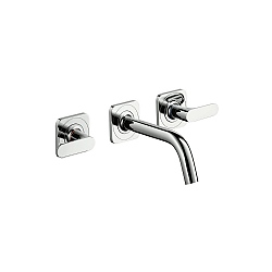 AXOR Citterio M Wall-Mounted 3-Piece Basin Mixer