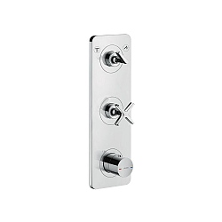 Hansgrohe Citterio E Thermostatic Valve With 2 Shut Off & Diverter Chrome