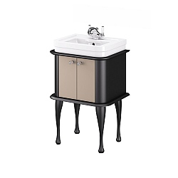 Hoxton Satin Black Door Unit 560mm