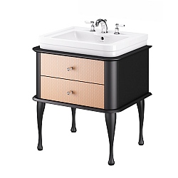 Hoxton Satin Black Drawer Unit 760mm