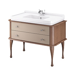 Hoxton Satin Walnut Drawer Unit 1110mm