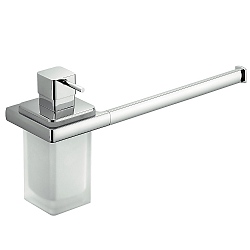 Legato Soap Dispenser and Towel Rail