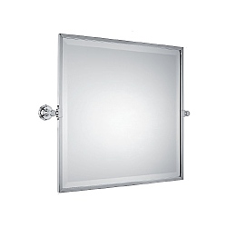Samuel Heath Style Moderne Framed Bevelled Tilting Mirror