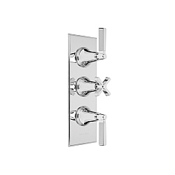 Samuel Heath Style Moderne Dual Shower Valve Cross/Lever Handles