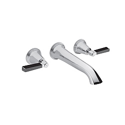 Samuel Heath Style Moderne Wall-Mounted 3-Piece Basin Filler