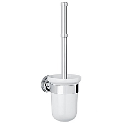 Samuel Heath Style Moderne Wall-Mounted Toilet Brush Set