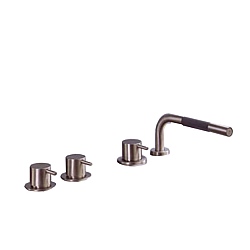 Vola SC4 Dual Control For Bath Filler & Waste With Handshower