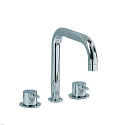 Vola SC6 Dual Control Double Swivel Spout Bath Filler