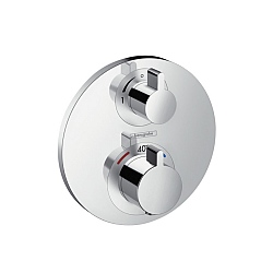 hansgrohe Ecostat S Thermostatic Mixer & Shut Off Valve