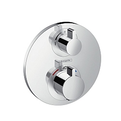 hansgrohe Ecostat S Thermostatic Mixer With Shut Off And Diverter