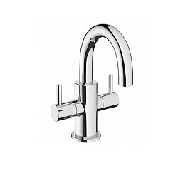 Crosswater Mike Pro Dual Handle Mini Basin Monobloc