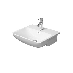 Duravit ME by Starck Semi-Recessed Basin 550mm Satin Matt White