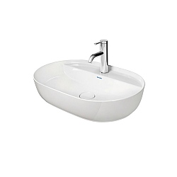 Duravit Luv Washbowl 600mm With Tap Platform