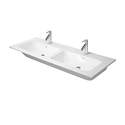 Duravit ME by Starck Double Washbasin 1300mm Satin Matt White