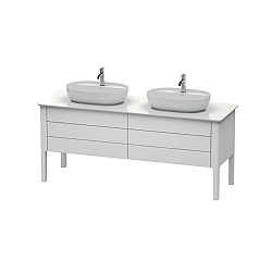 Duravit Luv Freestanding 4-Drawer Vanity Unit 1733mm for 2 Washbowls