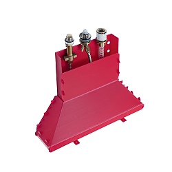 AXOR Basic Set For 3-Hole Rim-Mounted Bath Mixer with Secuflex