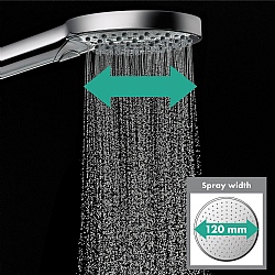 hansgrohe Raindance Select S Hand Shower 120mm 3jet PowderRain 