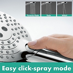 hansgrohe Raindance Select S Hand Shower 120mm 3jet PowderRain 