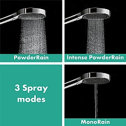 hansgrohe Rainfinity Hand Shower Set 130mm 3jet | Shower Sets | CP 