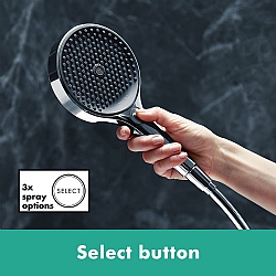 hansgrohe Rainfinity Hand Shower Set 130mm 3jet | Shower Sets | CP 