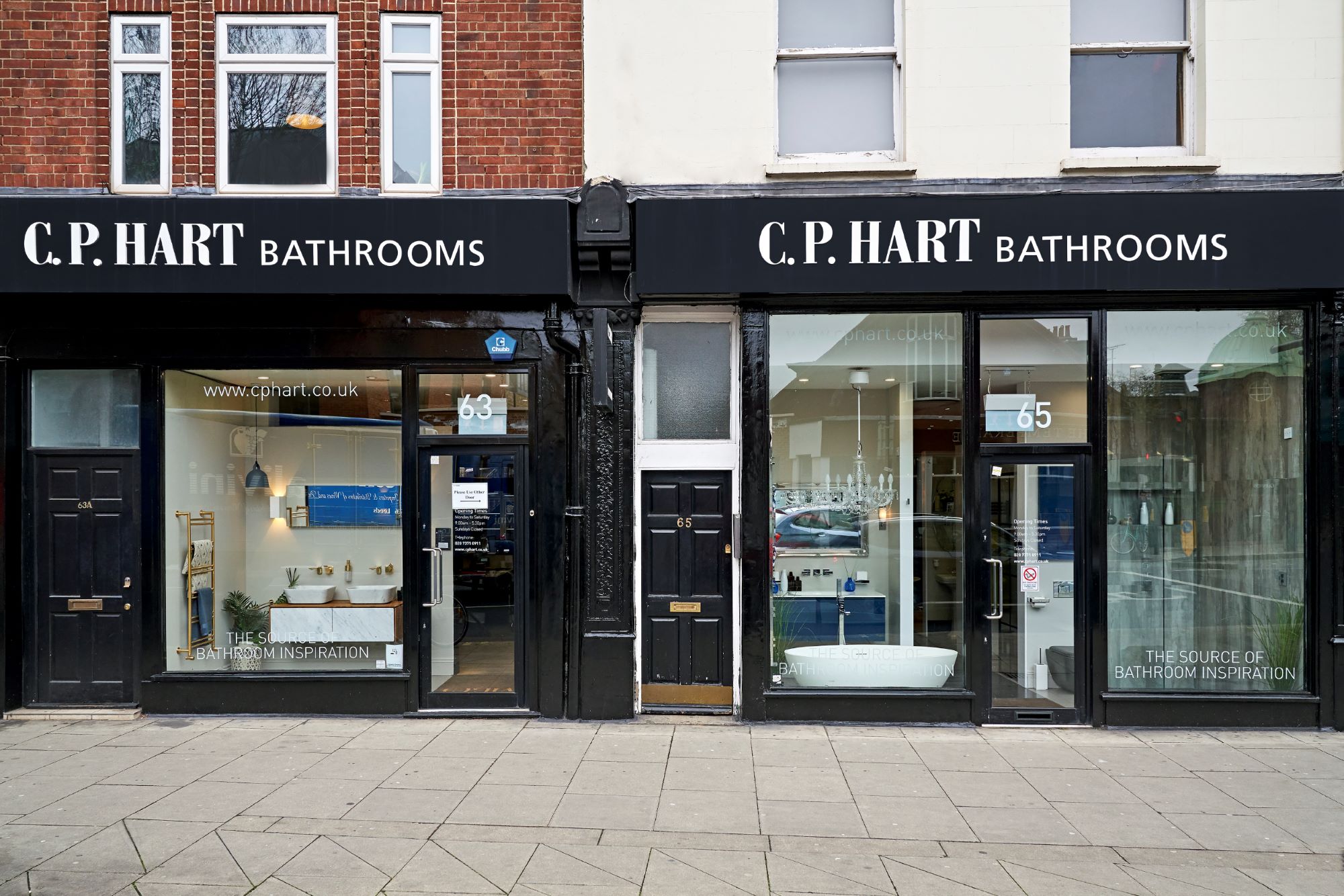 Bathroom Showrooms in London Fulham C.P. Hart Luxury Bathrooms